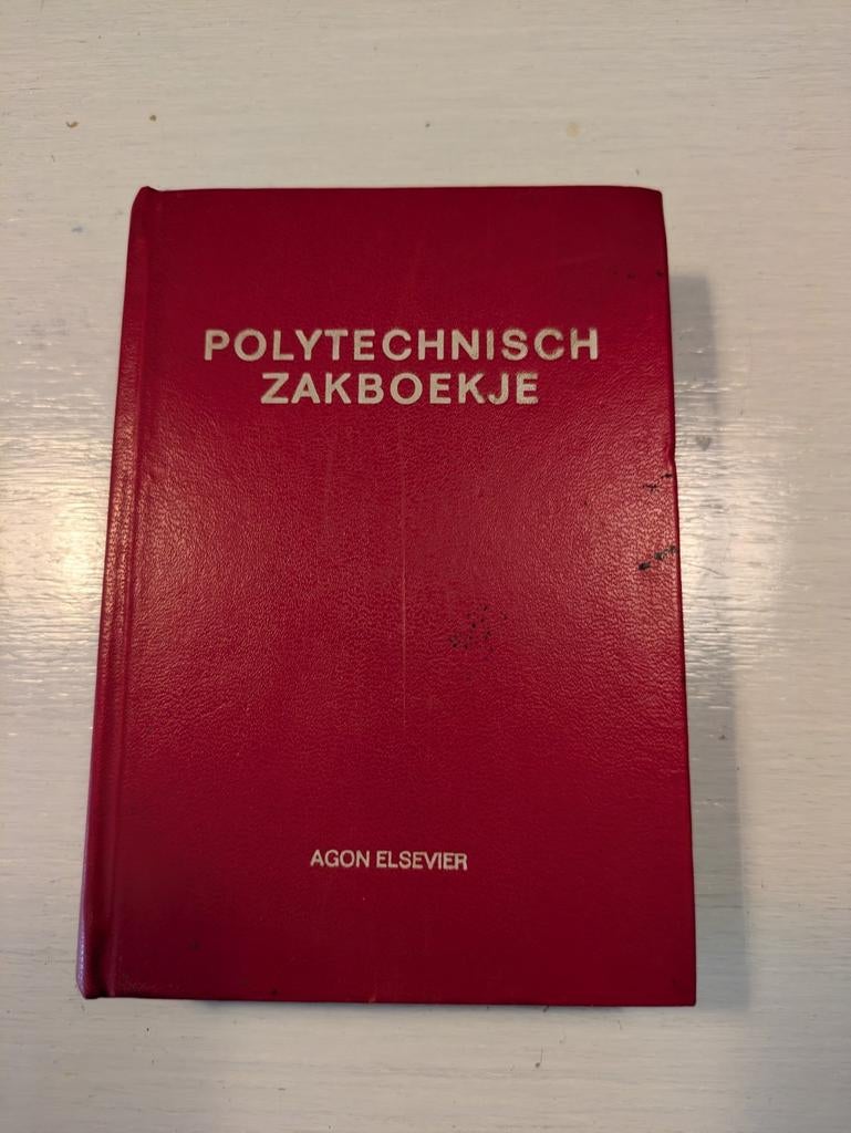 Polytechnisch Zakboekje - Agon Elsevier 1972, Boeken, Ophalen of Verzenden, Gelezen, Overige onderwerpen, Onbekend