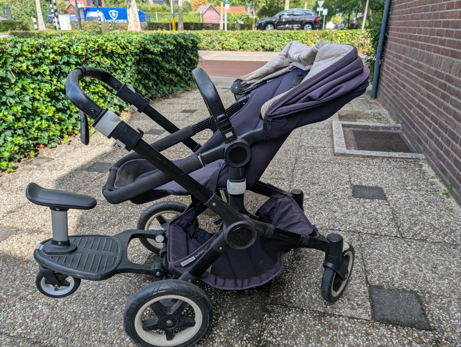 Bugaboo kinderwagen met zomerkap en ligbak, Gebruikt, Bugaboo, Met reiswieg, Ophalen