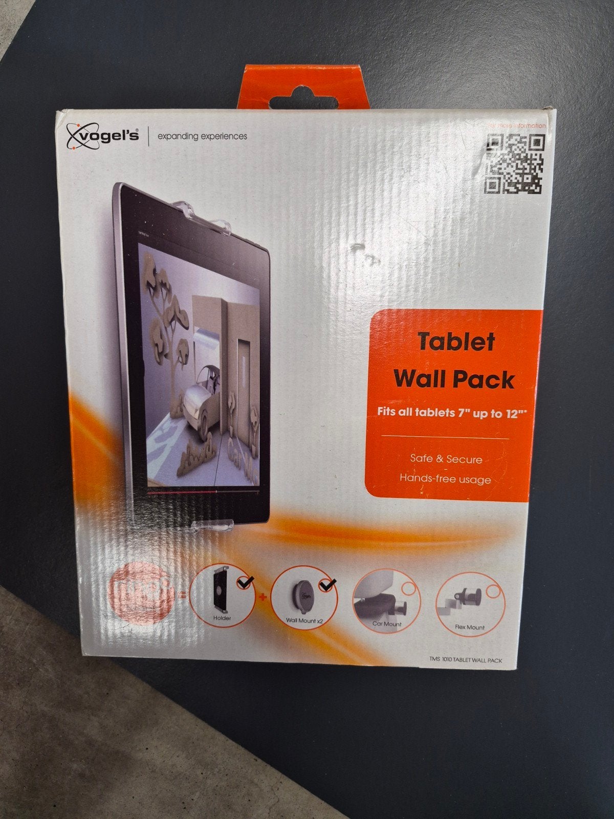 Vogel's Tablet Wall Pack - Muurbevestiging voor tablets, Overige typen, Nieuw, 12 inch, Alle tablets 7" tot 12"