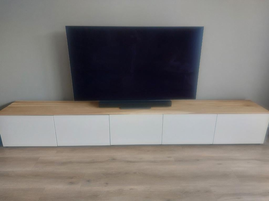 Eiken plank 300cm voor bijv ikea besta, Ophalen, Zo goed als nieuw, 25 tot 50 cm, Minder dan 100 cm