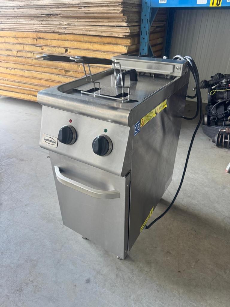 CombiSteel Professionele Frituurpan - RVS, Dubbele Mand, Witgoed en Apparatuur, Frituurpannen, 4 liter of meer, Ophalen, Gebruikt