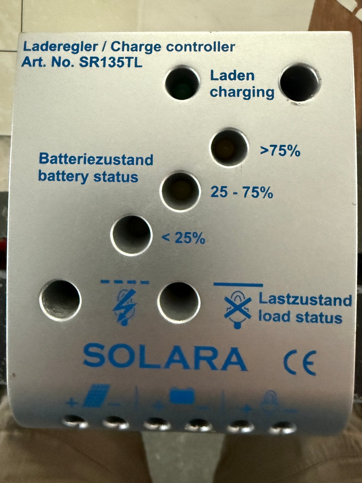 Solera st135tl omvormer laadregelaar zonnepanelen 12/24 v, Ophalen of Verzenden, Zo goed als nieuw, Overige typen