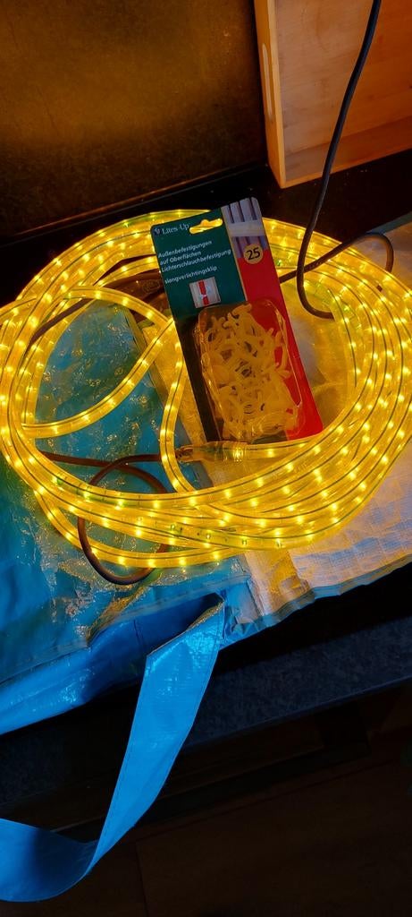 Gele Lichtslang 7.5 meter - Gebruikt, Ophalen of Verzenden, Gebruikt