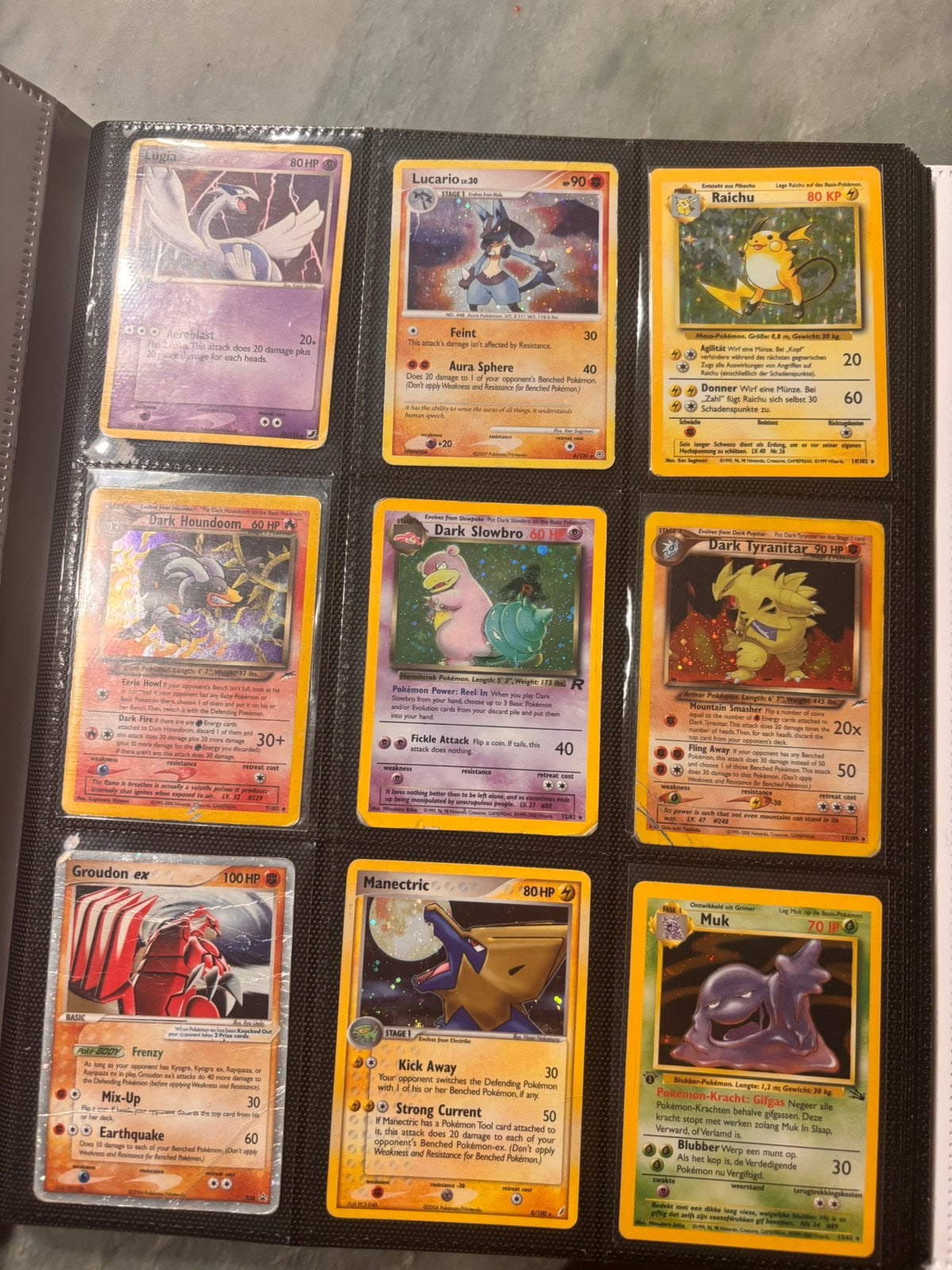 Oude Pokémon collectie, Ophalen of Verzenden, Zo goed als nieuw, Meerdere kaarten