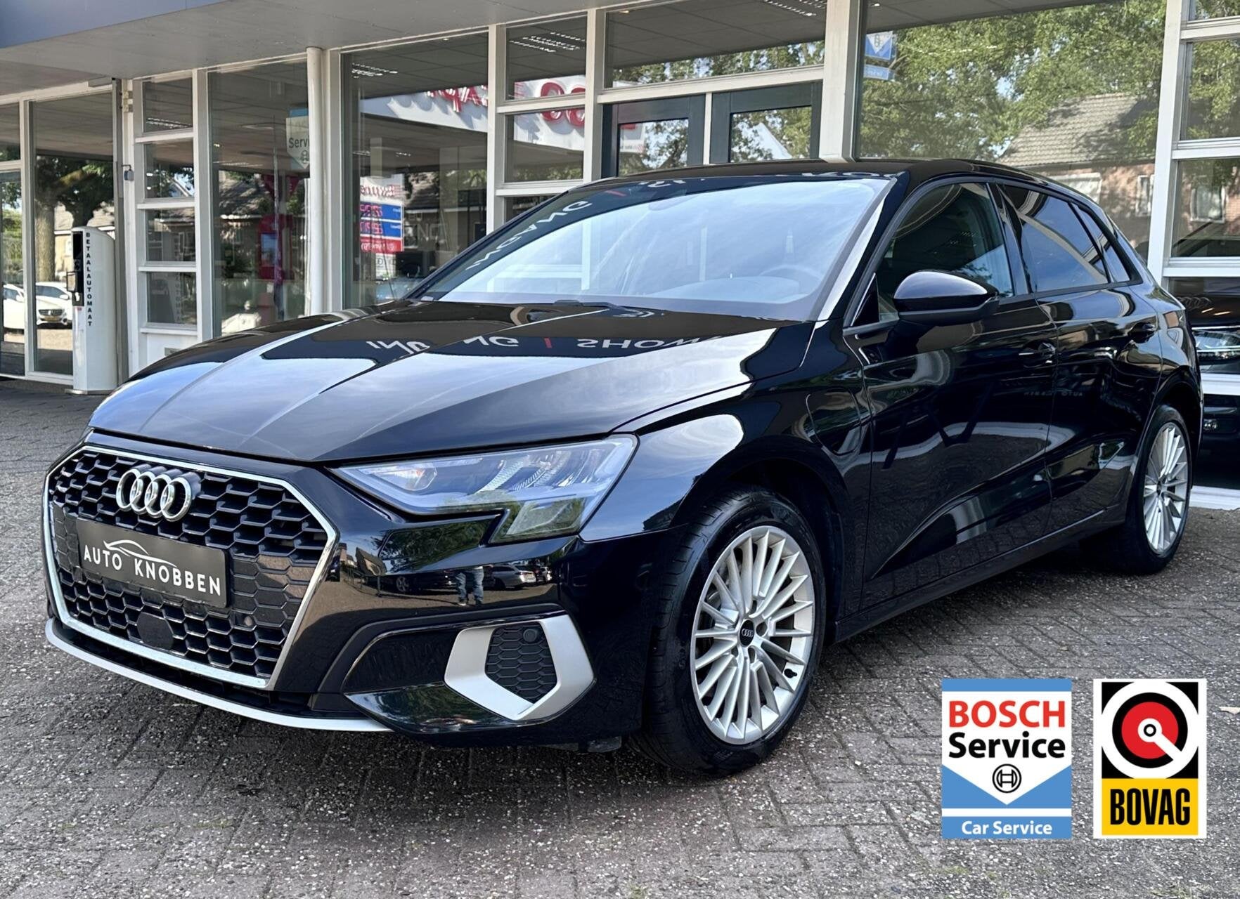 Audi A3 Sportback 40 TFSI e Advanced Led, Climat, ACC, Carpl, Auto's, Audi, Gebruikt, 4 cilinders, Zwart, 71 km/l