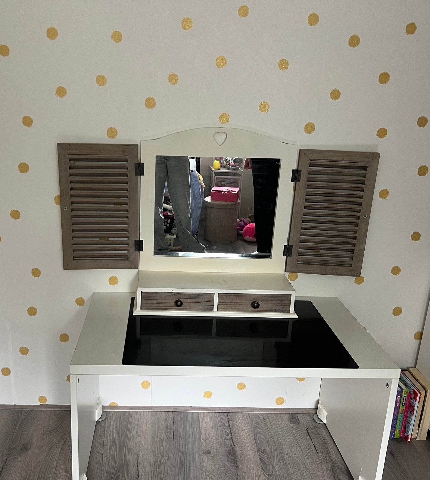 Ladekist - speelgoedkist - make up tafeltje, Ophalen, Gebruikt, 50 tot 100 cm, Minder dan 100 cm