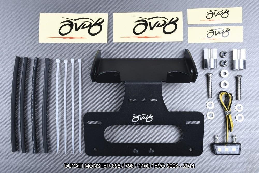 Kentekenplaathouder DUCATI MONSTER 696 796 1100 2008 - 2014, Verzenden, Nieuw