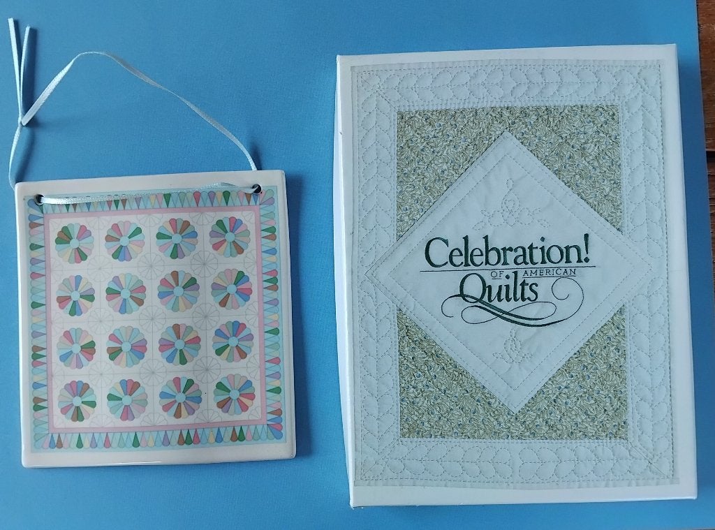 Celebration of american quilts. Collectors item aardewerk,, Overige materialen, Overige kleuren, Nieuw, Ophalen of Verzenden
