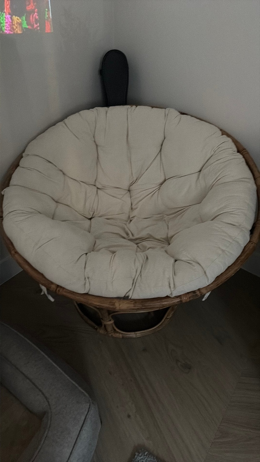 Rattan single oval cha, Ophalen, Zo goed als nieuw, Rotan, Tuinset