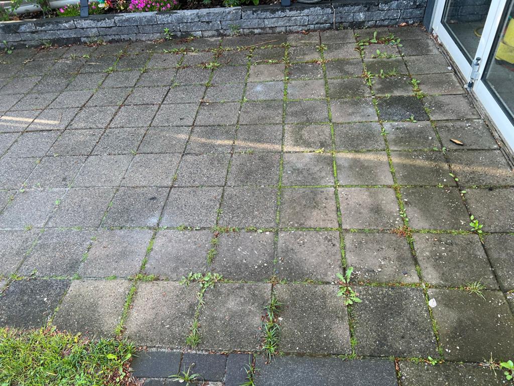 Gratis 30x30 terrastegels - Ophalen 50 stuks, Tuin en Terras, Ophalen, Gebruikt, 10 m² of meer, Beton
