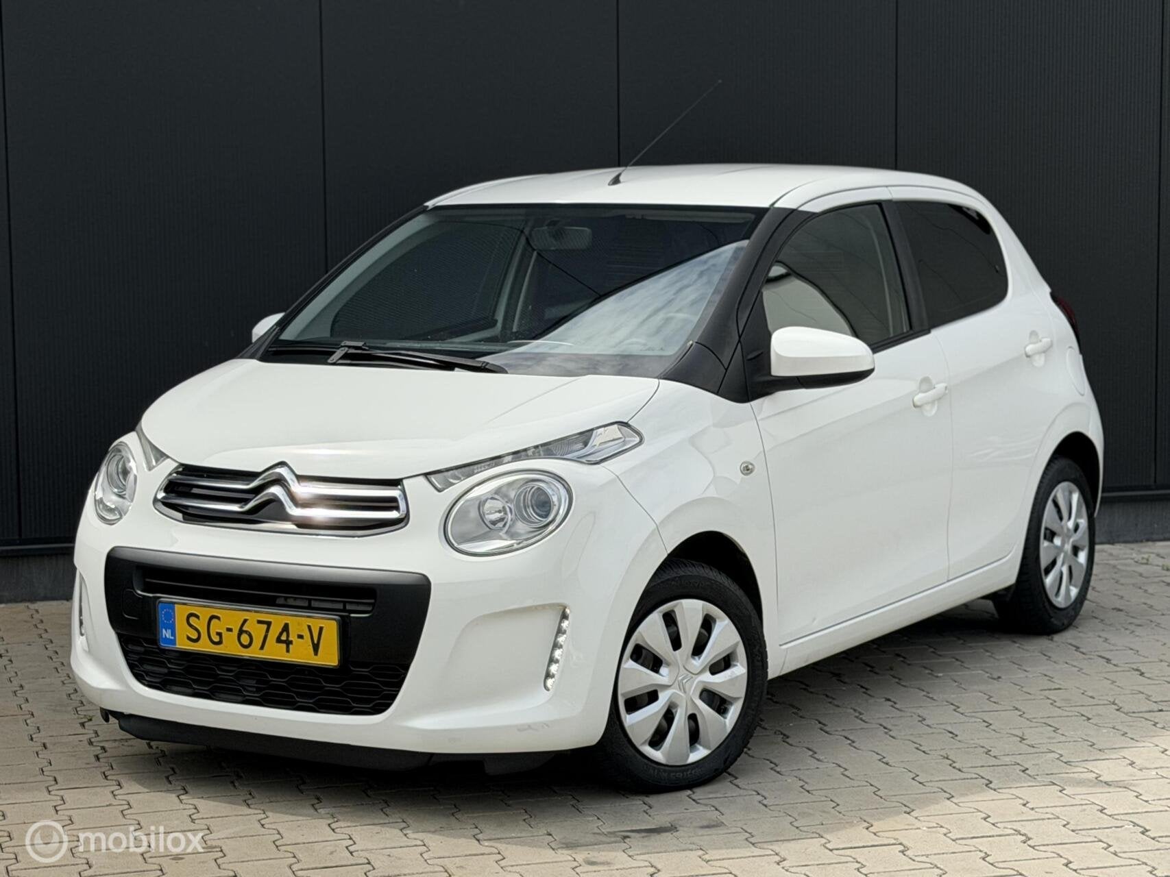 Citroen C1 1.0 e-VTi Feel | AIRCO | 5 DEUREN |, Voorwielaandrijving, Stof, Gebruikt, 4 stoelen