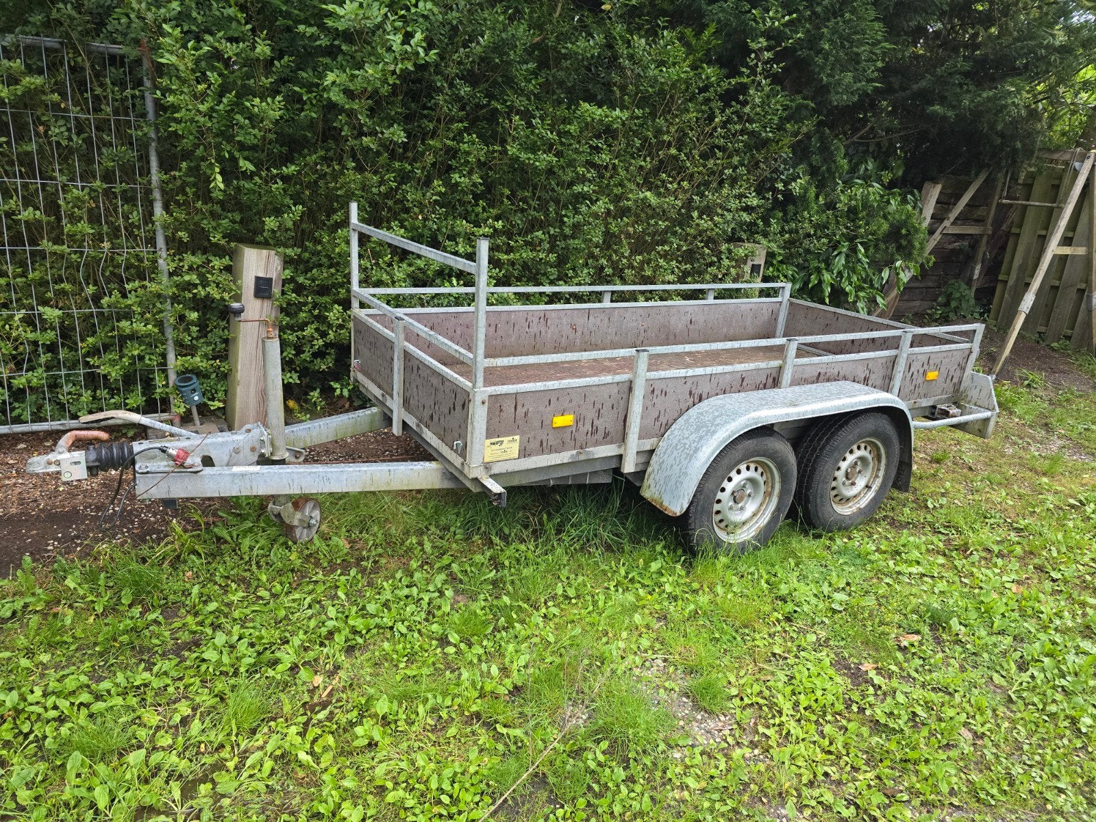 Solide tandemasser geremd zware uitvoering 2500kg, Auto diversen, Ophalen, Gebruikt