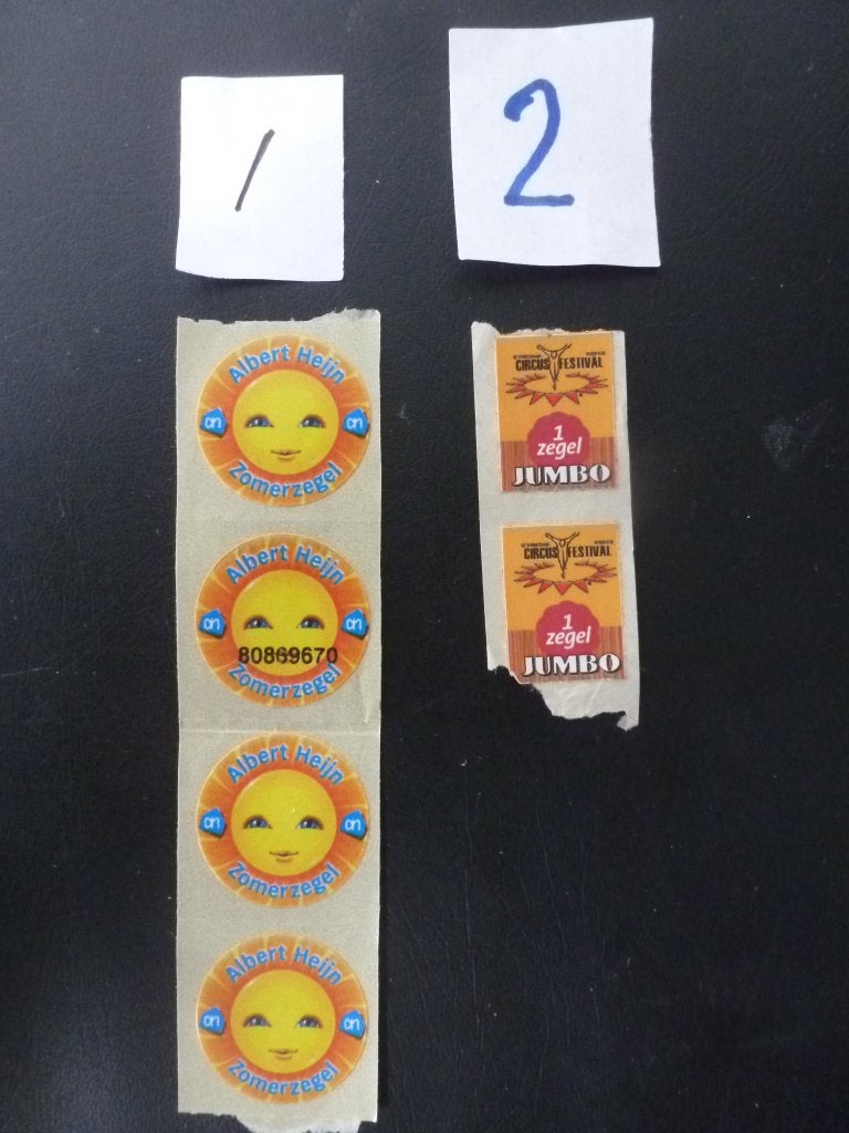 Supermarkt spaarzegeltjes (oudjes), AH en Jumbo, Ophalen of Verzenden, Winkel, Super of Benzinepomp, Overige typen