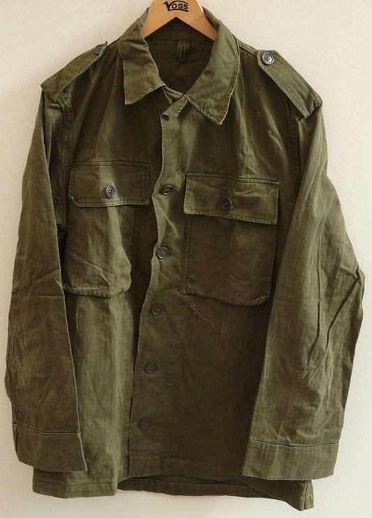 Jas, Gevechts, Uniform VT, M58, MvO, KL, maat 100, 1950s.(2), Ophalen of Verzenden, Landmacht, Nederland, Kleding of Schoenen