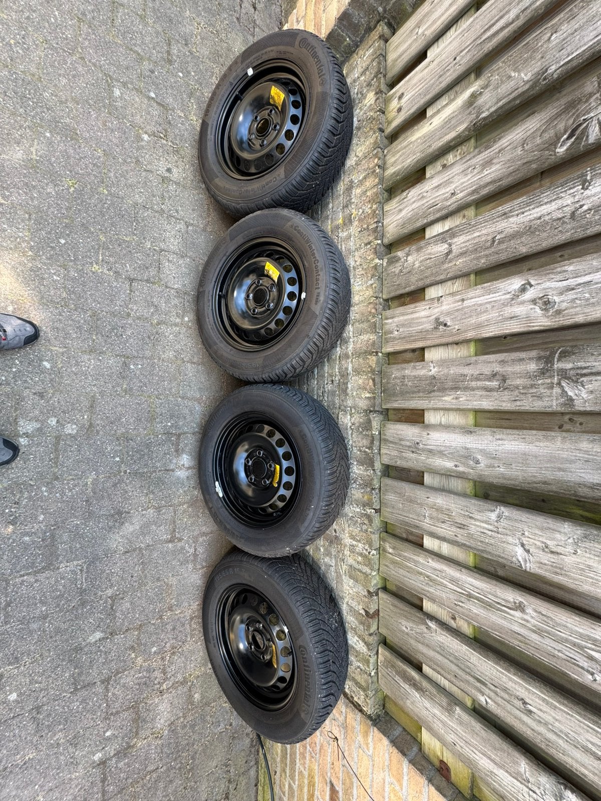 Stalen wintervelgen VW Passat (4 stuks), Ophalen, Gebruikt, Banden en Velgen, Winterbanden
