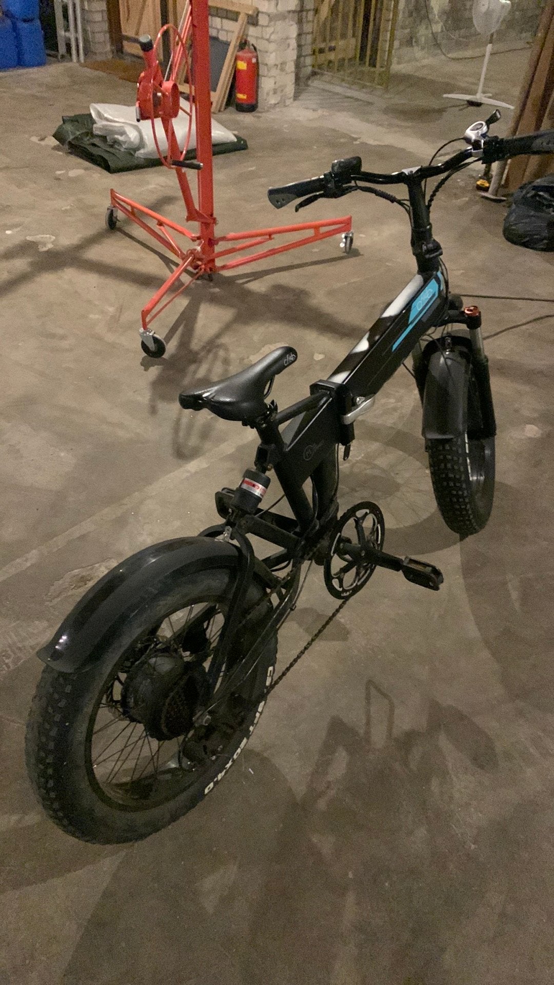 Fido fatbike opvouwbare mountainbike m1, Ophalen, Gebruikt, Staal, 24 inch of meer