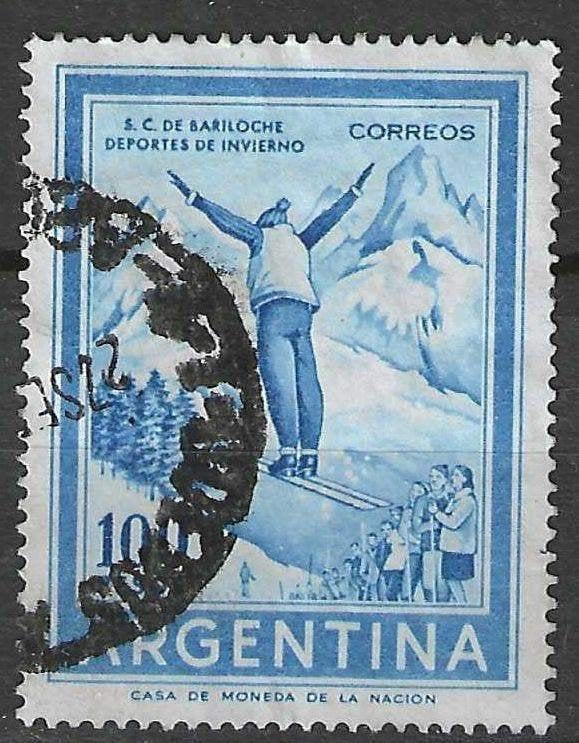 Argentinie 1959/1962 - Yvert 606E - Carlos de Bariloche (ST), Verzenden, Gestempeld, Midden-Amerika