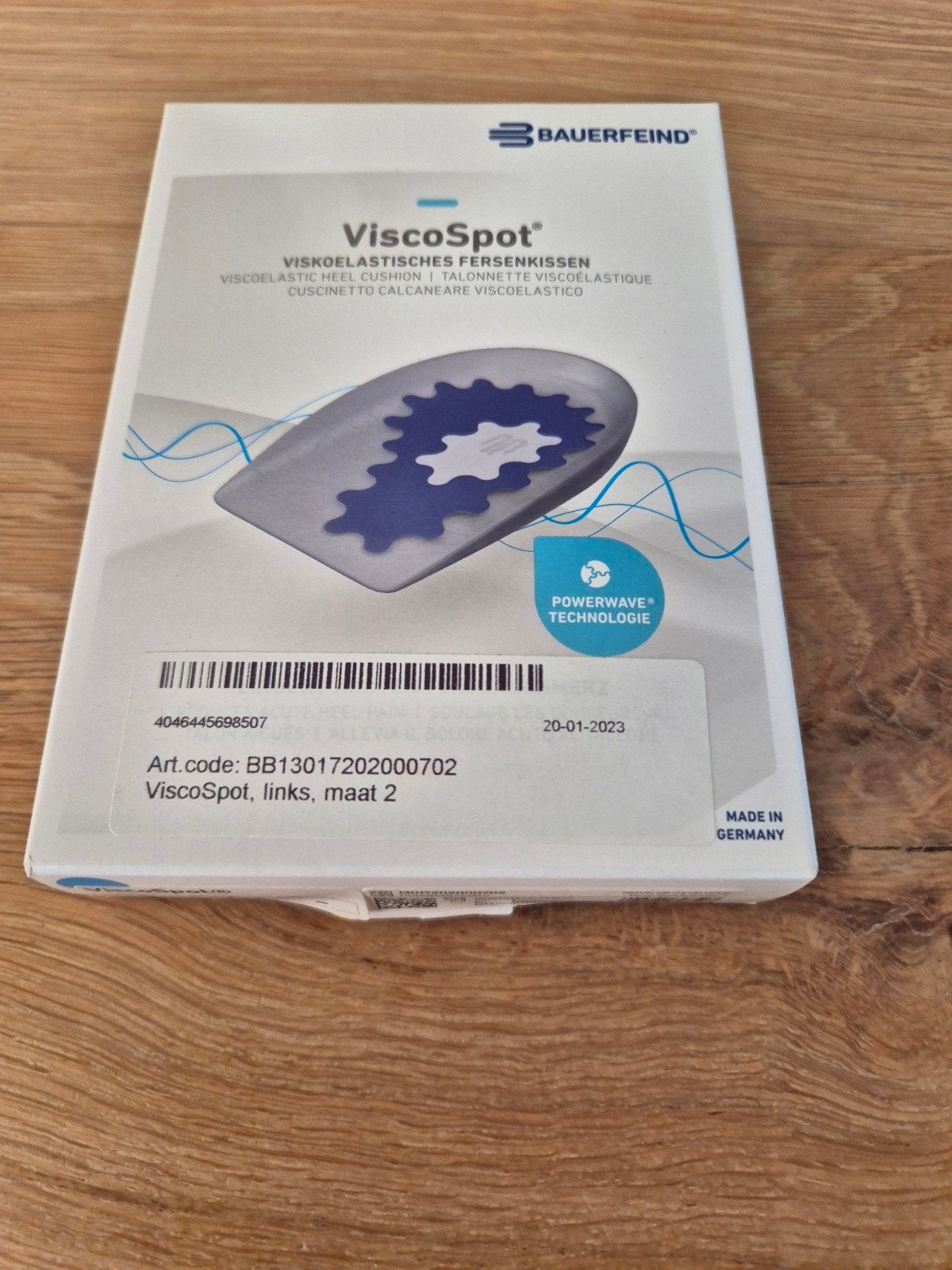 Bauerfeind ViscoSpot Links Maat 2, Diversen, Braces, Ophalen of Verzenden, Nieuw