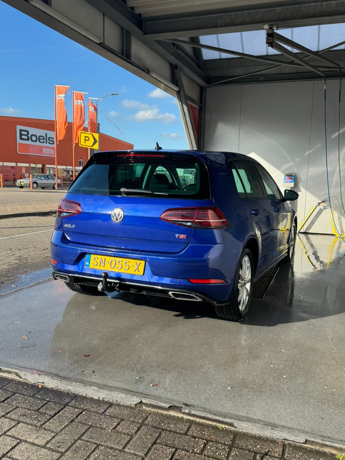 Volkswagen golf 7.5 R-line Automaat onderhoudsboekjes✅, Auto's, 4 cilinders, Blauw, 1202 kg, 1395 cc