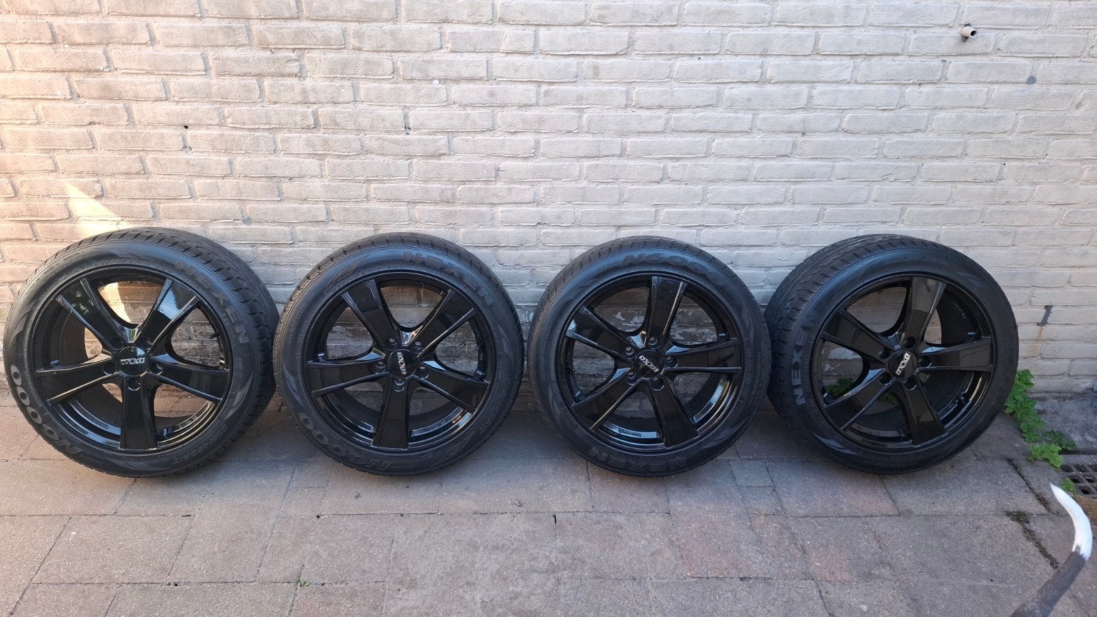 17 inch 5x112 Velgen met 225/45ZR17 Banden, Auto-onderdelen, Ophalen, Gebruikt, Banden en Velgen, 17 inch