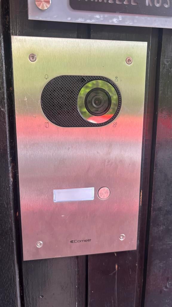 Comelit Intercom Systeem model 6741, Ophalen of Verzenden, Zo goed als nieuw, Buitencamera