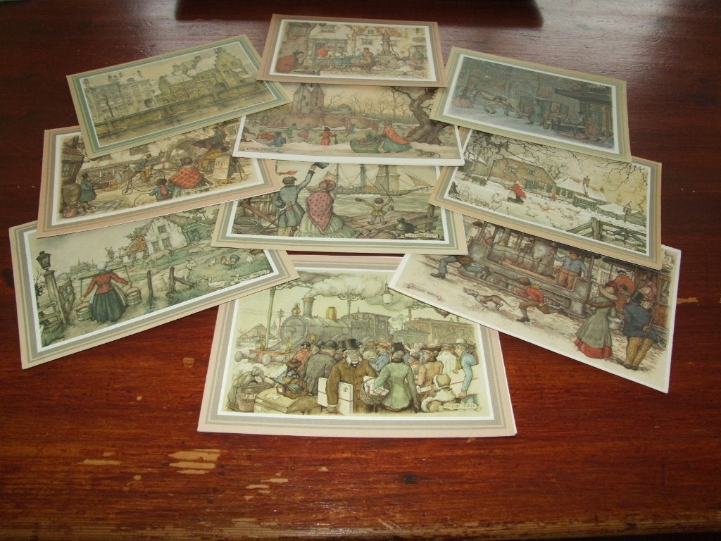 A - ILLUSTRATOR-ANTON PIECK - 10X, Gebruikt, Verzenden, Voor 1940, Prent