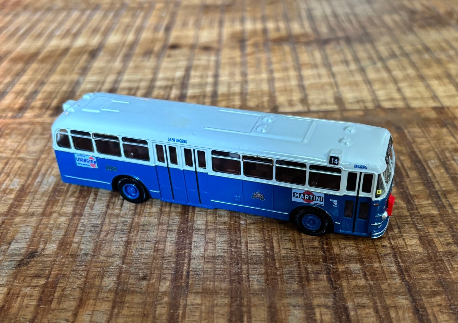 HB model bus 225 GVB Amsterdam lijn 14 Sloterdijk, Ophalen of Verzenden, Zo goed als nieuw, Bus of Vrachtwagen, Overige merken