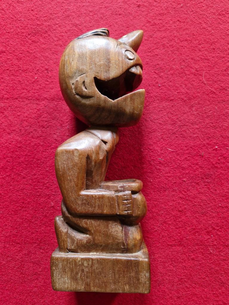 Moai Kavakava Rapa Nui Houten Voorouderbeeld Polynesië, Ophalen of Verzenden