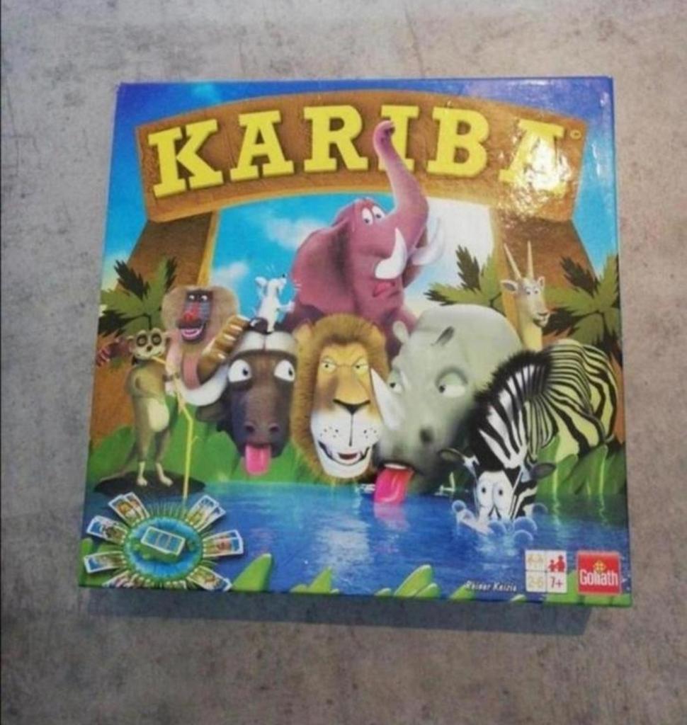 Kariba, bordspel met safari thema, Hobby en Vrije tijd, Gezelschapsspellen | Bordspellen, Vijf spelers of meer, Ophalen of Verzenden