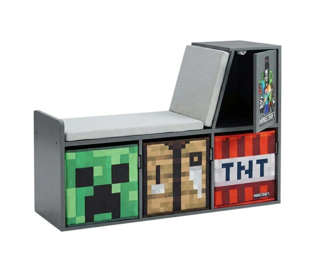 Nieuwe Minecraft bankje met opbergruimte en kussens, Ophalen, Nieuw, Overige typen