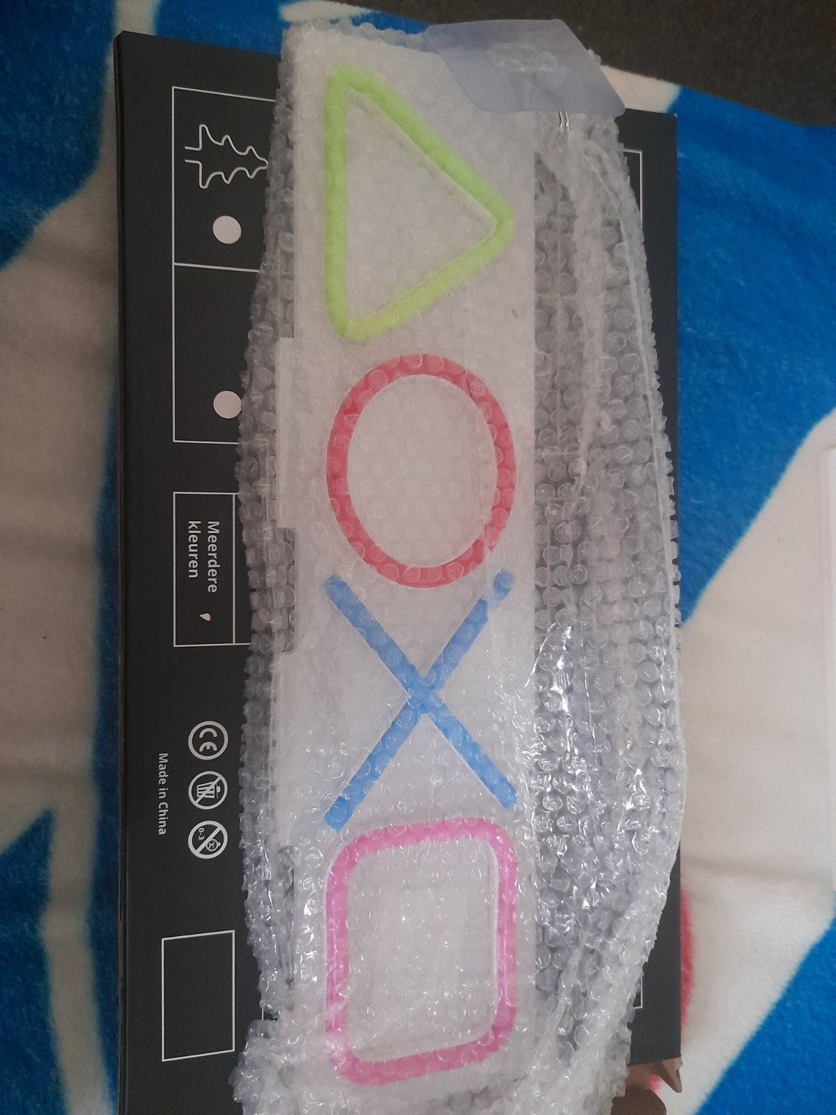 Neon Sign LED Lamp - PlayStation Iconen, Overige merken, Kunststof, Meerkleurig, USB-aansluiting
