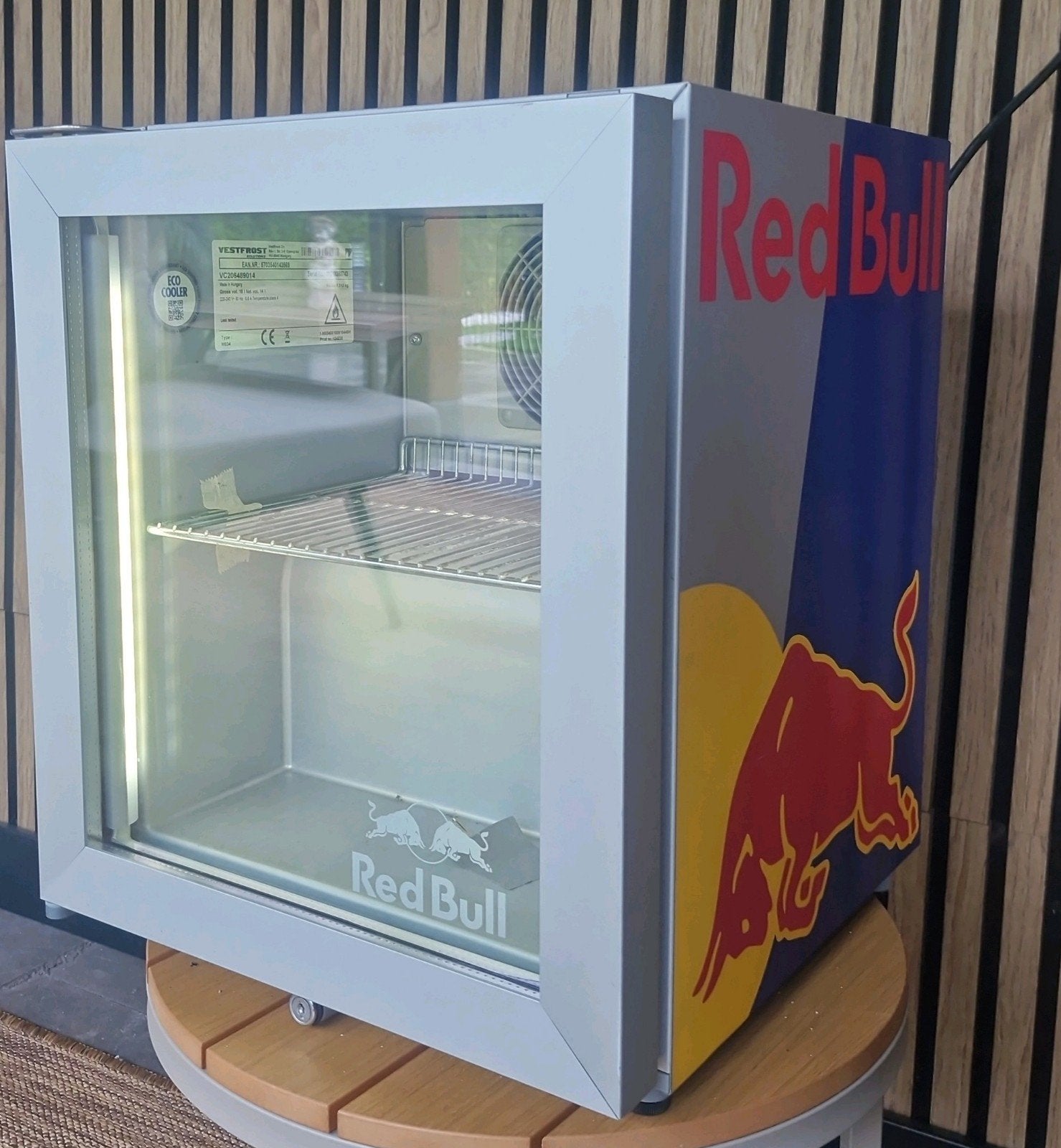 Nieuw! Red Bull (mini) koelkast Perfect voor drankjes, Ophalen of Verzenden, Minder dan 75 liter, Zonder vriesvak, Gebruikt