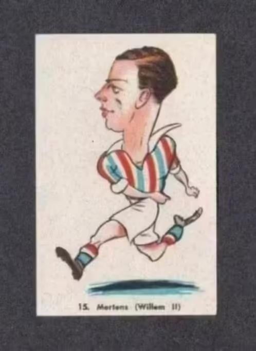 Voetbalplaatje Willem II Tilburg Mertens, Ophalen of Verzenden, Zo goed als nieuw