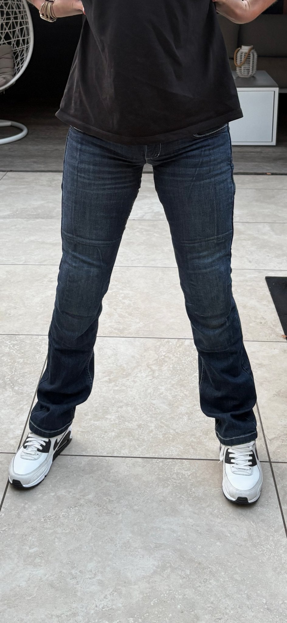 REV’IT Kira x dames motorjeans. L- W32, Ophalen of Verzenden, Tweedehands, Dames, Broek | textiel