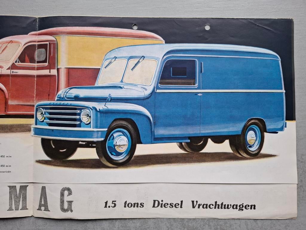 Hanomag Diesel folder, Ophalen of Verzenden, Gelezen, Overige merken
