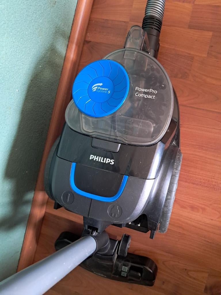 Philips PowerPro Compact Stofzuiger - Krachtig en Compact, Ophalen, Gebruikt, Reservoir, Minder dan 1200 watt