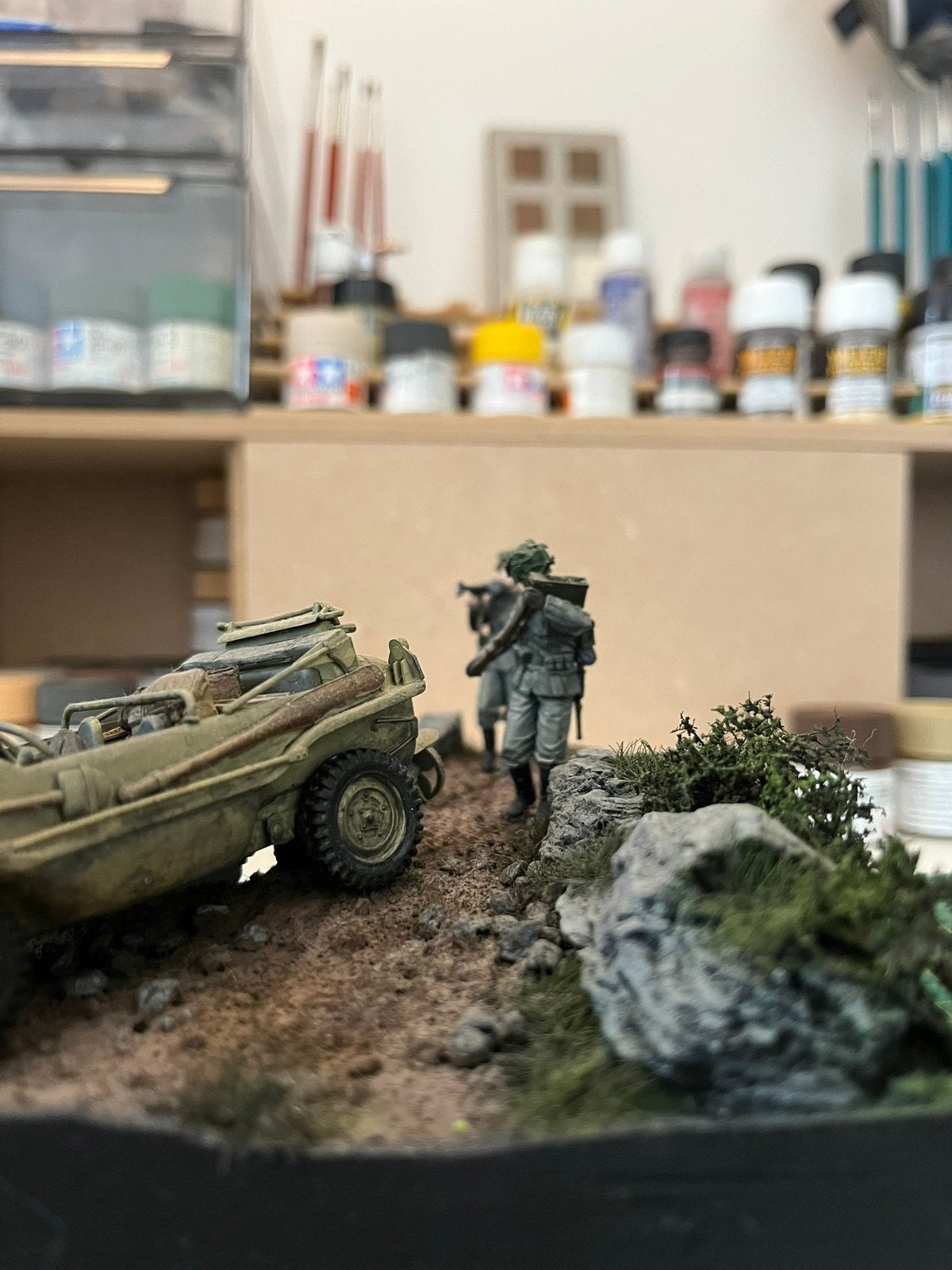 Diorama 1/35, Ophalen of Verzenden, Zo goed als nieuw, 1:35 tot 1:50
