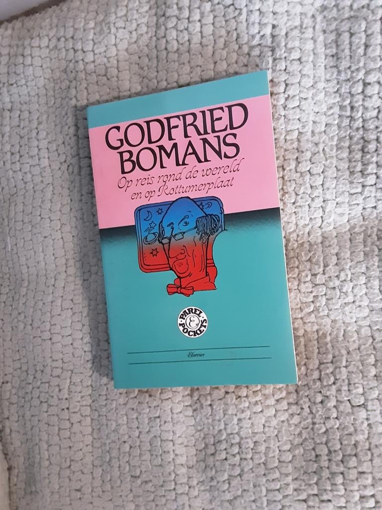 Godfried Bomans---Op reis rond de wereld en op Rottumerplaat, Boeken, Ophalen of Verzenden, Zo goed als nieuw, Nederland, Godfried Bomans
