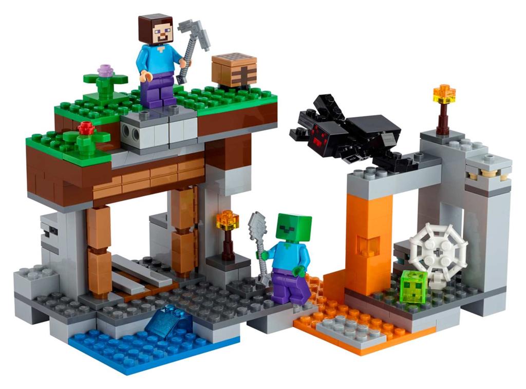 Lego Minecraft 21166 De Verlaten Mijn, Ophalen of Verzenden, Zo goed als nieuw