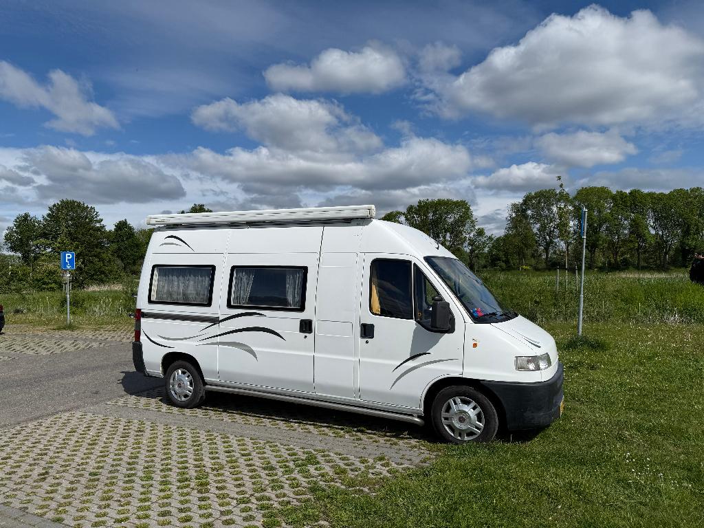 Buscamper Fiat Ducato, Caravans en Kamperen, Campers, Ringverwarming, Fiat, Koelkast, Tot en met 2