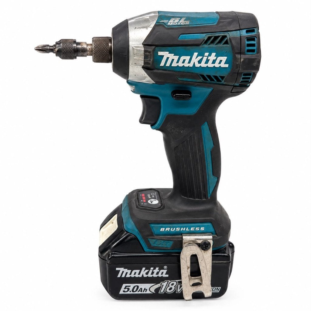 Makita DTD154 Slagschroevendraaier + 18v 5.0Ah accu, ., Nieuw, Ophalen of Verzenden, .
