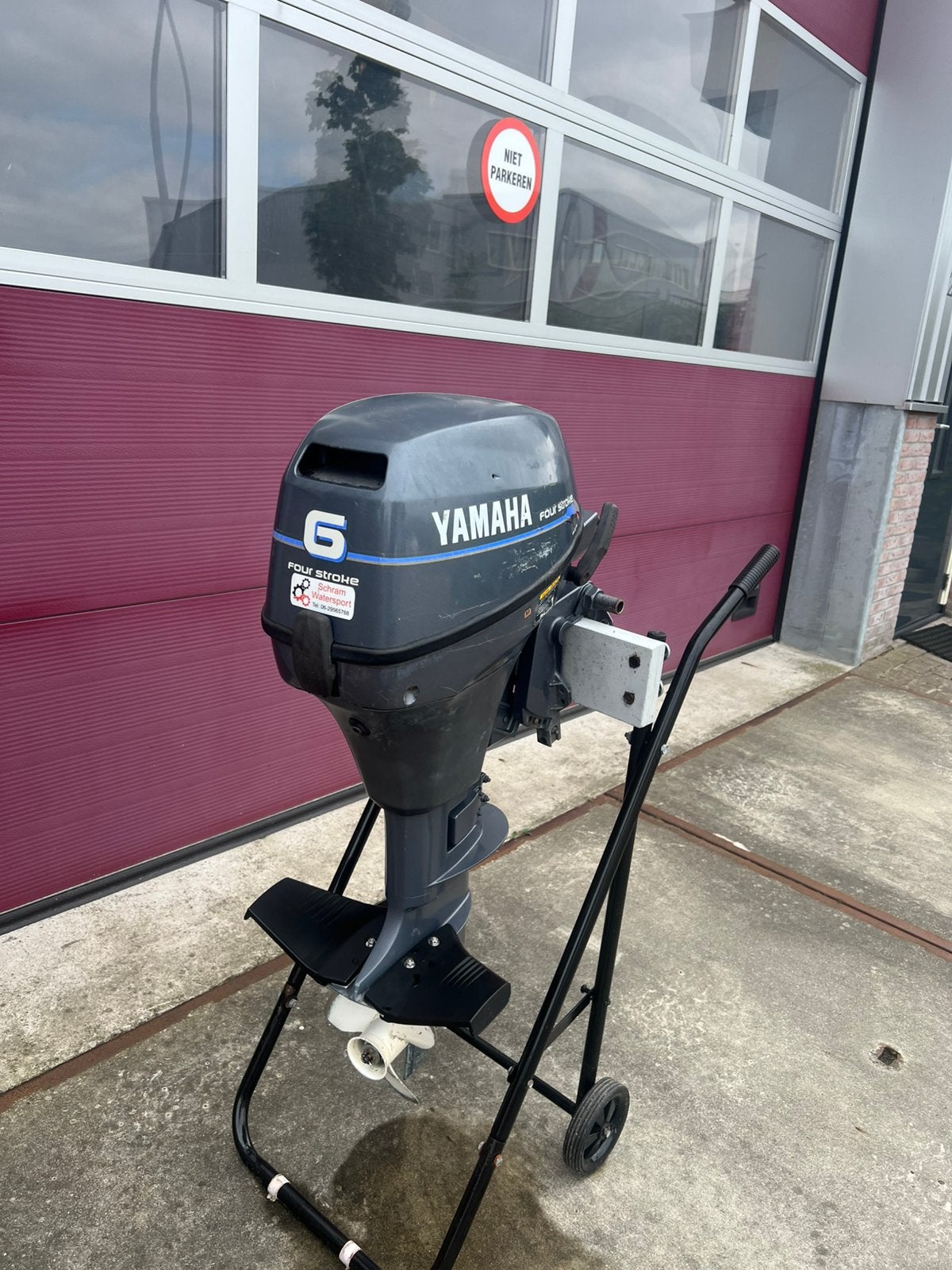 Yamaha 6 pk kortstaart, Ophalen, 5 tot 10 pk, Viertaktmotor, Zo goed als nieuw