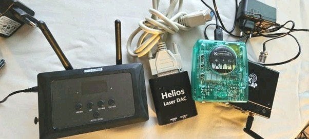 DMXLumiDesk Laser DAC Helios, Ophalen of Verzenden