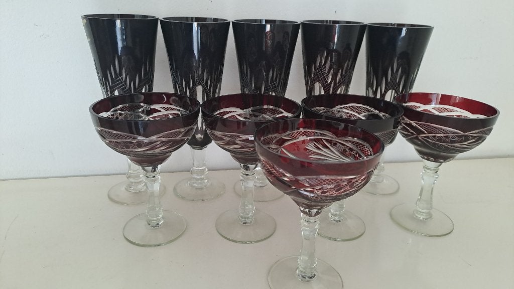 kristal glas, Antiek en Kunst, Ophalen