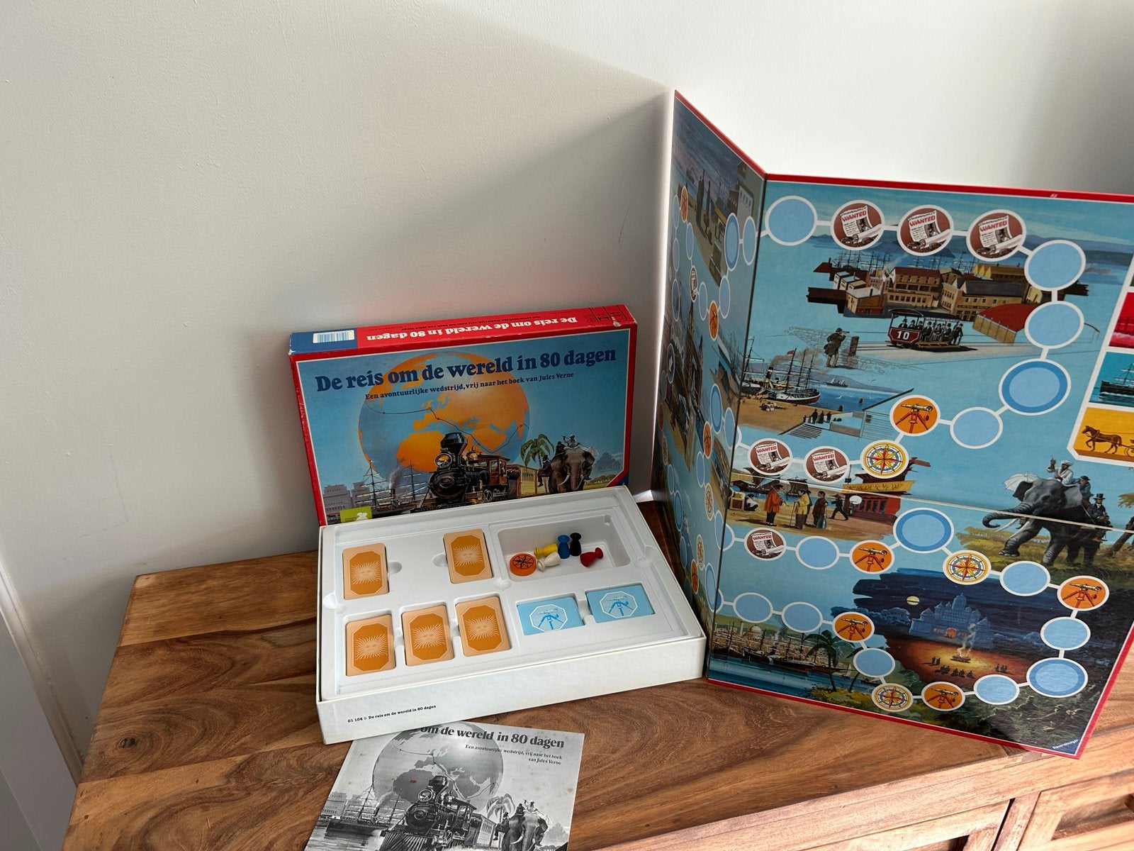 De Reis om de Wereld in 80 Dagen - Ravensburger Bordspel, Hobby en Vrije tijd, Gezelschapsspellen | Bordspellen, Drie of vier spelers