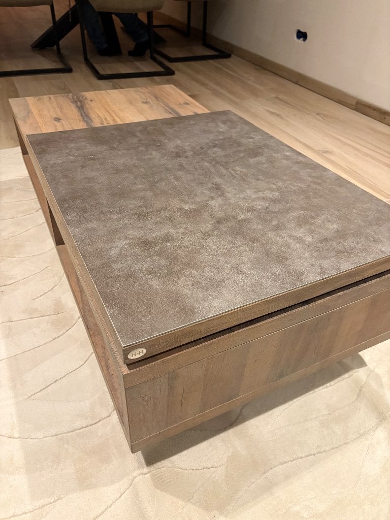 Henders en Hazel salontafel, Gebruikt, 100 tot 150 cm, Rechthoekig, 50 tot 100 cm