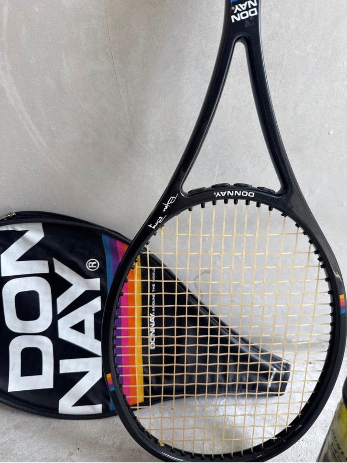 Donnay Graphite Pro Tennisracket met hoes en ballen, Overige merken, Ophalen of Verzenden, Zo goed als nieuw, Racket