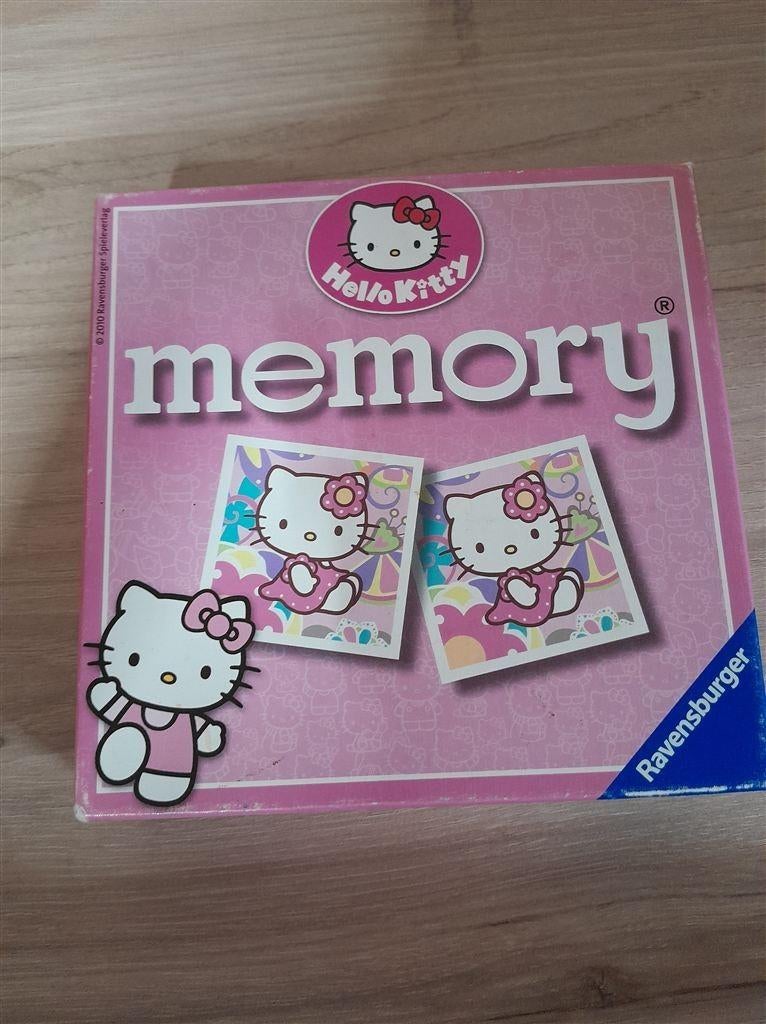 hello kitty memory - s4296, Hobby en Vrije tijd, Gezelschapsspellen | Bordspellen, Verzenden, Zo goed als nieuw
