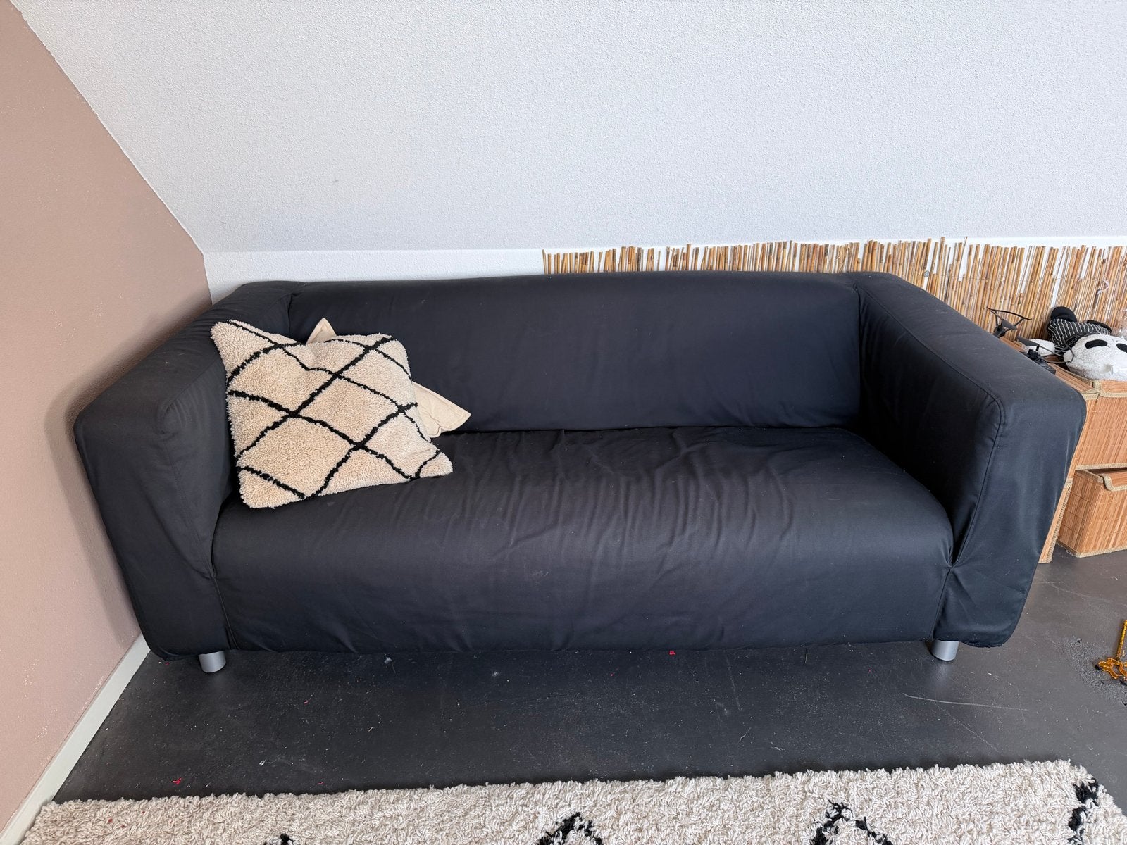 Ikea klippan bank, Huis en Inrichting, Banken | Bankstellen, Ophalen, Gebruikt, 150 tot 200 cm, Tweepersoons