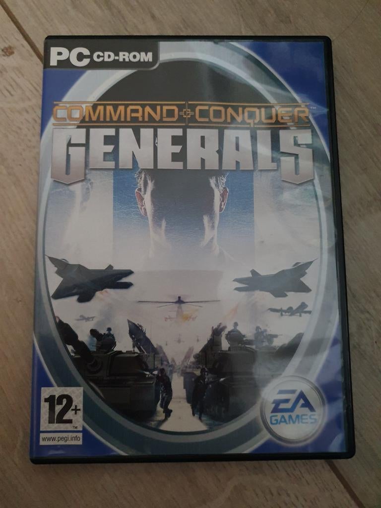 Command & Conquer Generals PC Game 2003 Tactisch spel actie, 1 speler, Ophalen of Verzenden, Zo goed als nieuw, Strategie en Constructie